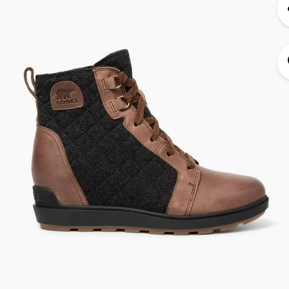 (5)Sorel Women's Evie II NW Lace Boots - Picture 2 of 6